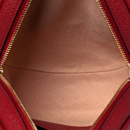 Gucci GG Supreme Monogram Web Flora Mini Ophidia Round Backpack Red 5 of 12