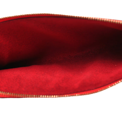 Louis Vuitton Epi Pochette Accessories 24 Castillan Red 5 of 10