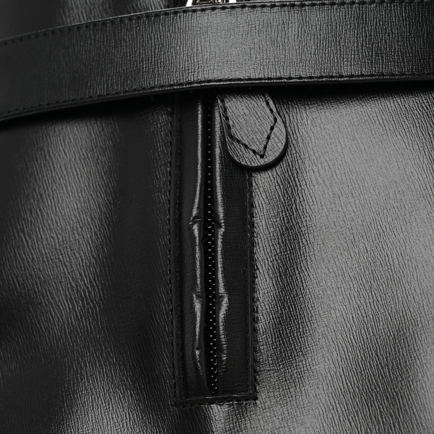 Calfskin Shark Lock Ankle Boots 40 Black