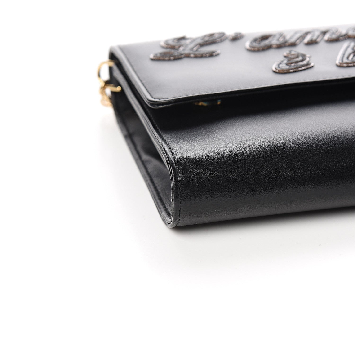 Dolce & Gabbana L'Amore Belleza Wallet Chain Black 6 of 7