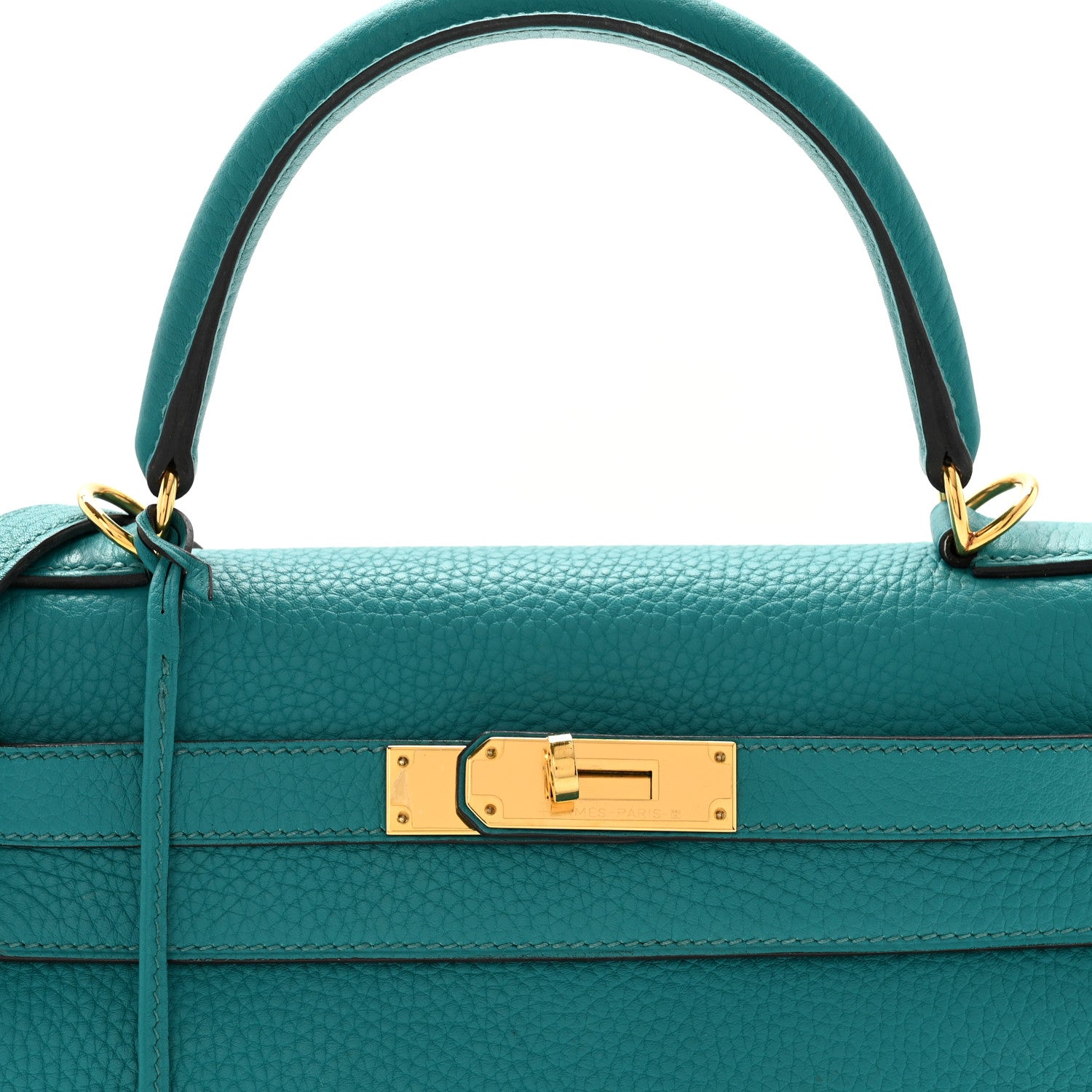 Hermes Taurillon Clemence Kelly Retourne 28 Bleu Paon 8 of 12