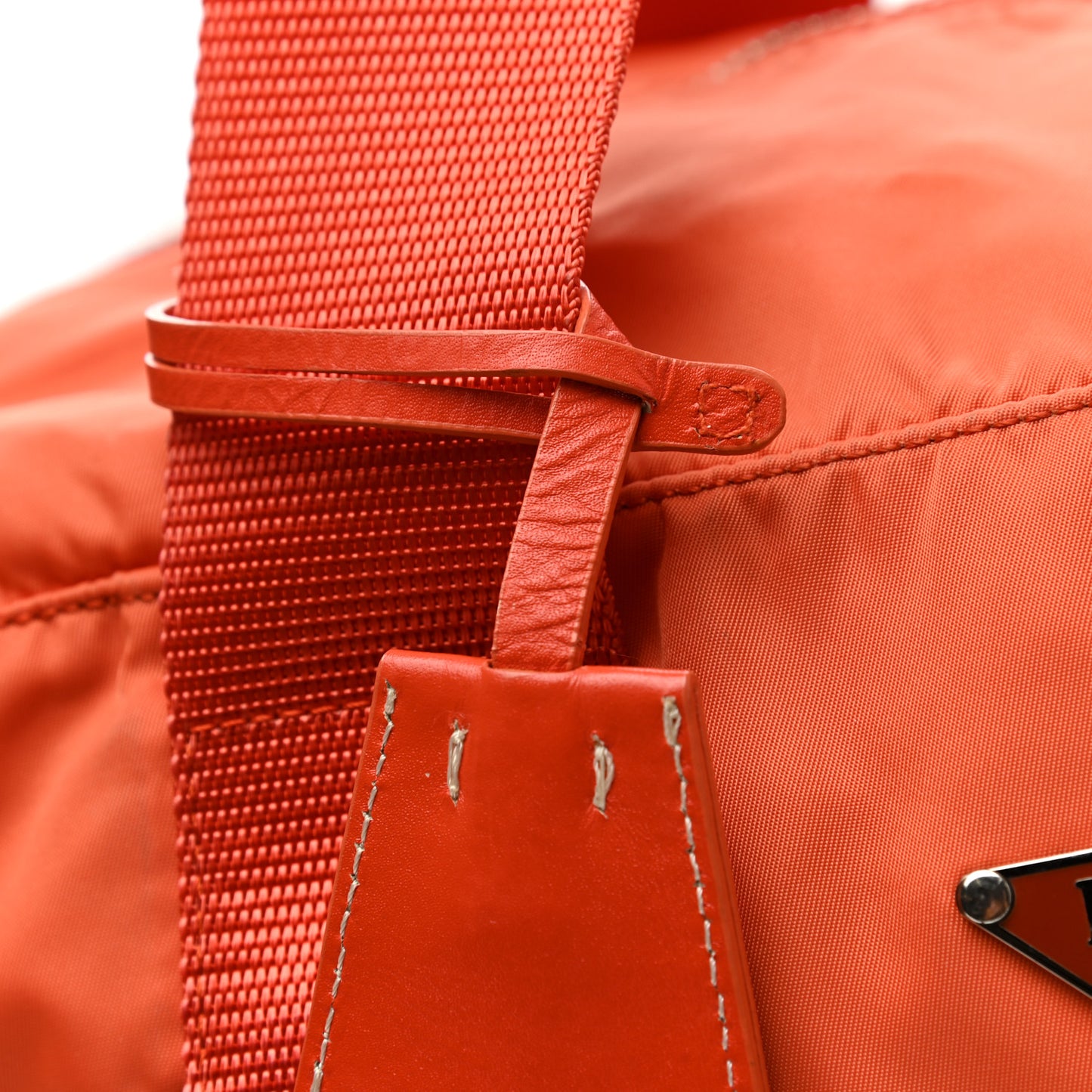 Nylon Vela Sport Duffle Papaya