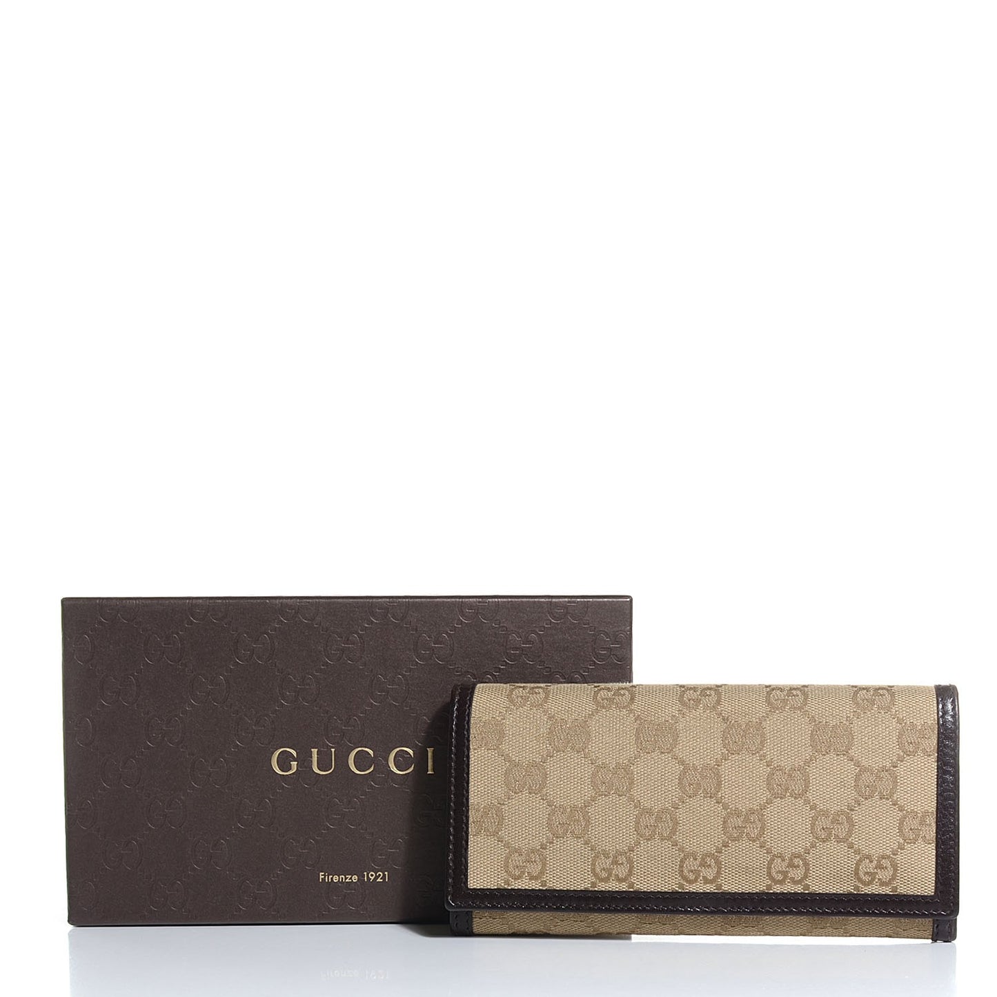 Monogram Continental Wallet Dark Brown