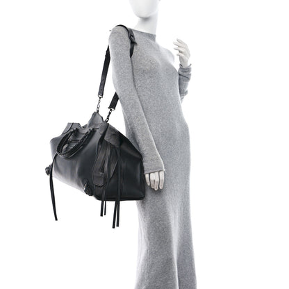 Balenciaga Grained Calfskin Neo Classic Black Hardware Large Top Handle Bag Black 2 of 21