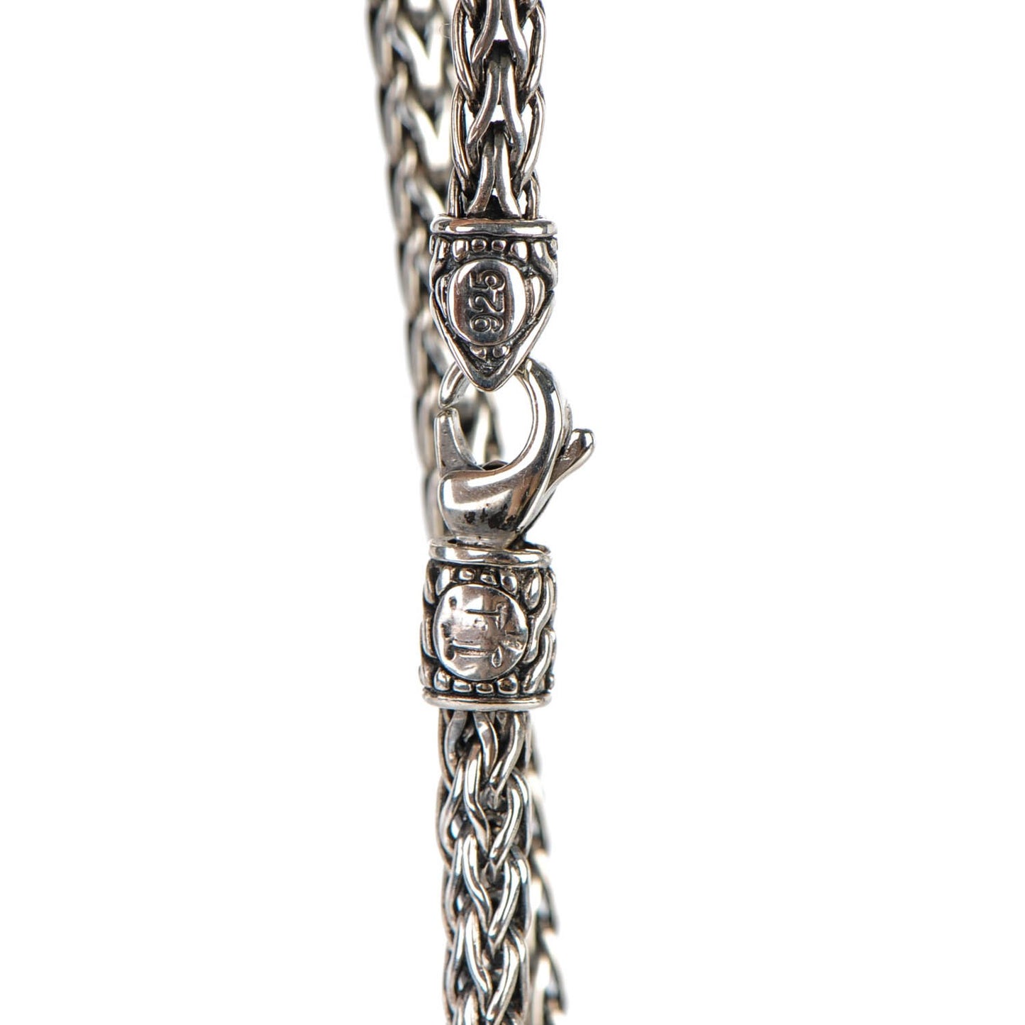 Sterling Silver 22k Gold Palu Square Pendant Necklace