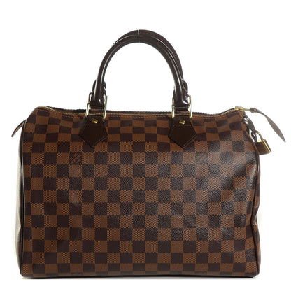 Louis Vuitton Damier Ebene Speedy 30 1 of 8