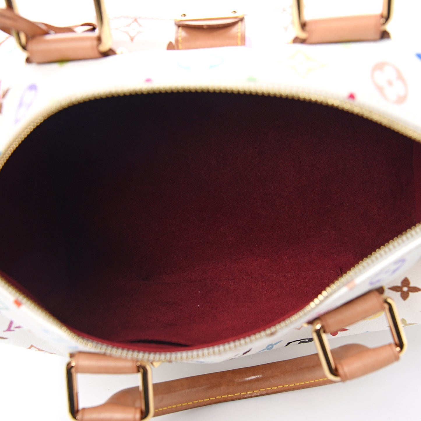 Monogram Multicolor Speedy 30 White