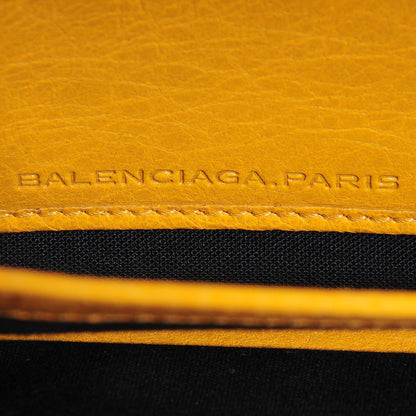 Balenciaga Agneau Classic Hardware Continental Zip Around Wallet Mangue 9 of 11