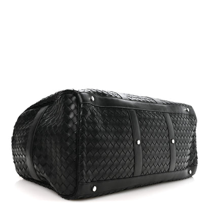 Bottega Veneta Nappa Intrecciato Weekend Bag Black 4 of 10