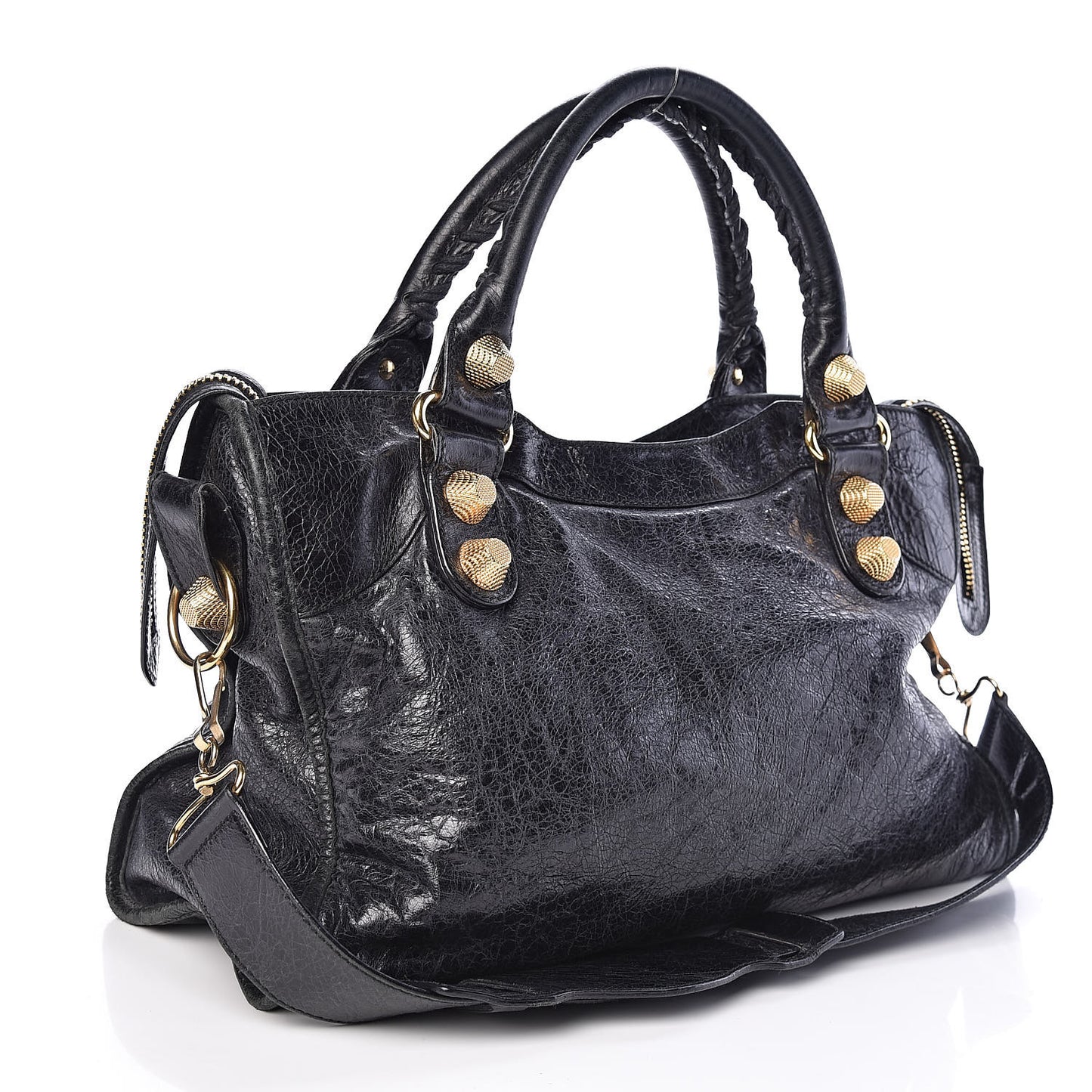 Agneau Giant 12 Gold Hardware City Black