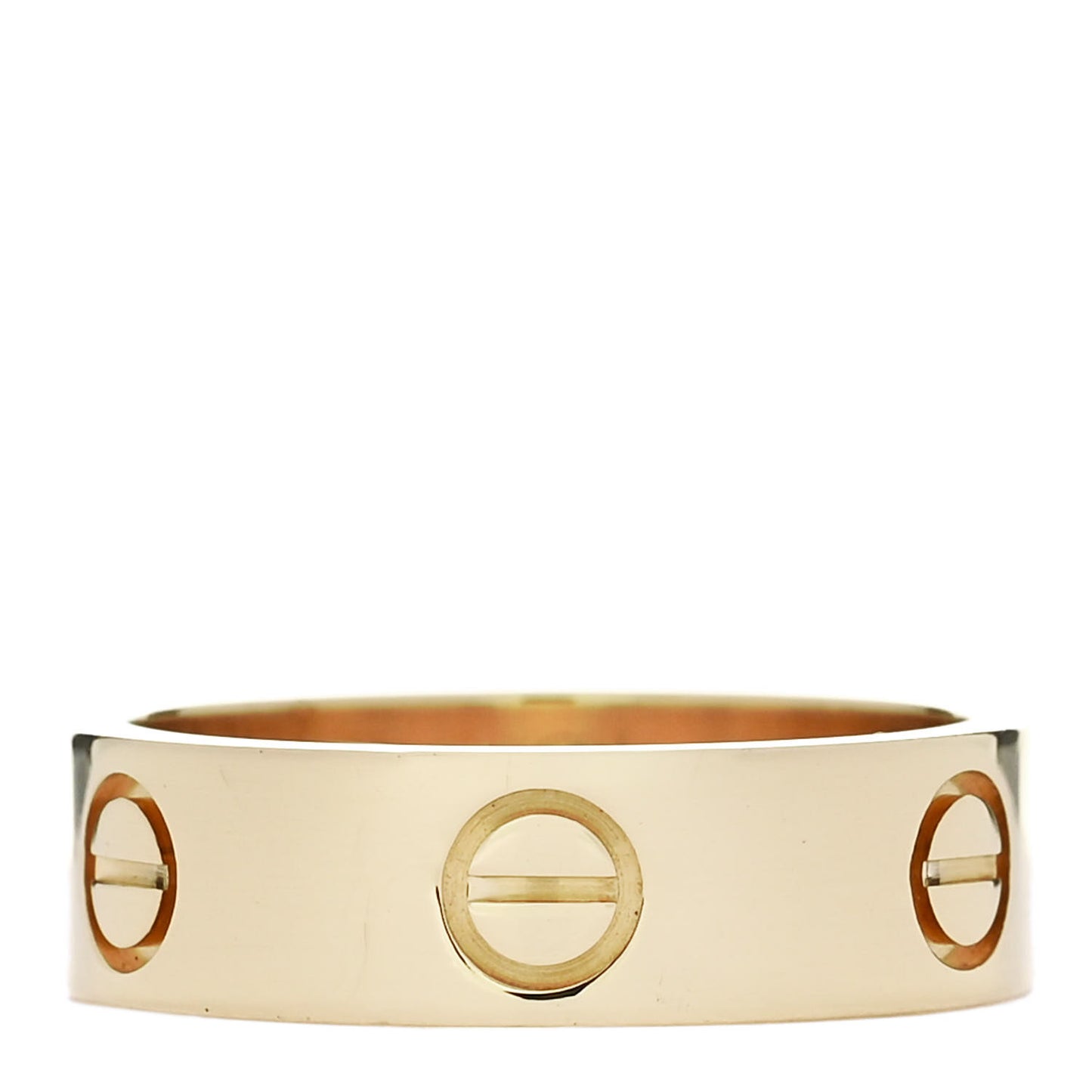 18K Yellow Gold 5.5mm LOVE Ring 53 6.5
