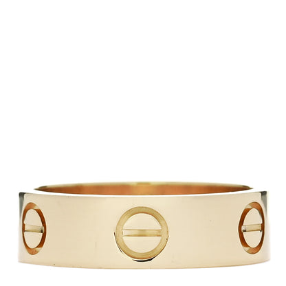 Cartier 18K Yellow Gold 5.5mm LOVE Ring 53 6.5 1 of 4