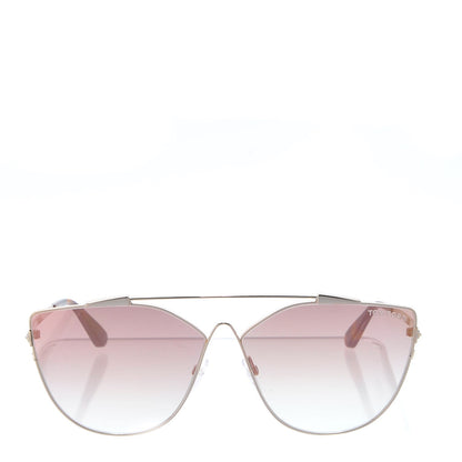 Tom Ford Jacquelyn Aviator Sunglasses TF563 Gold 2 of 8