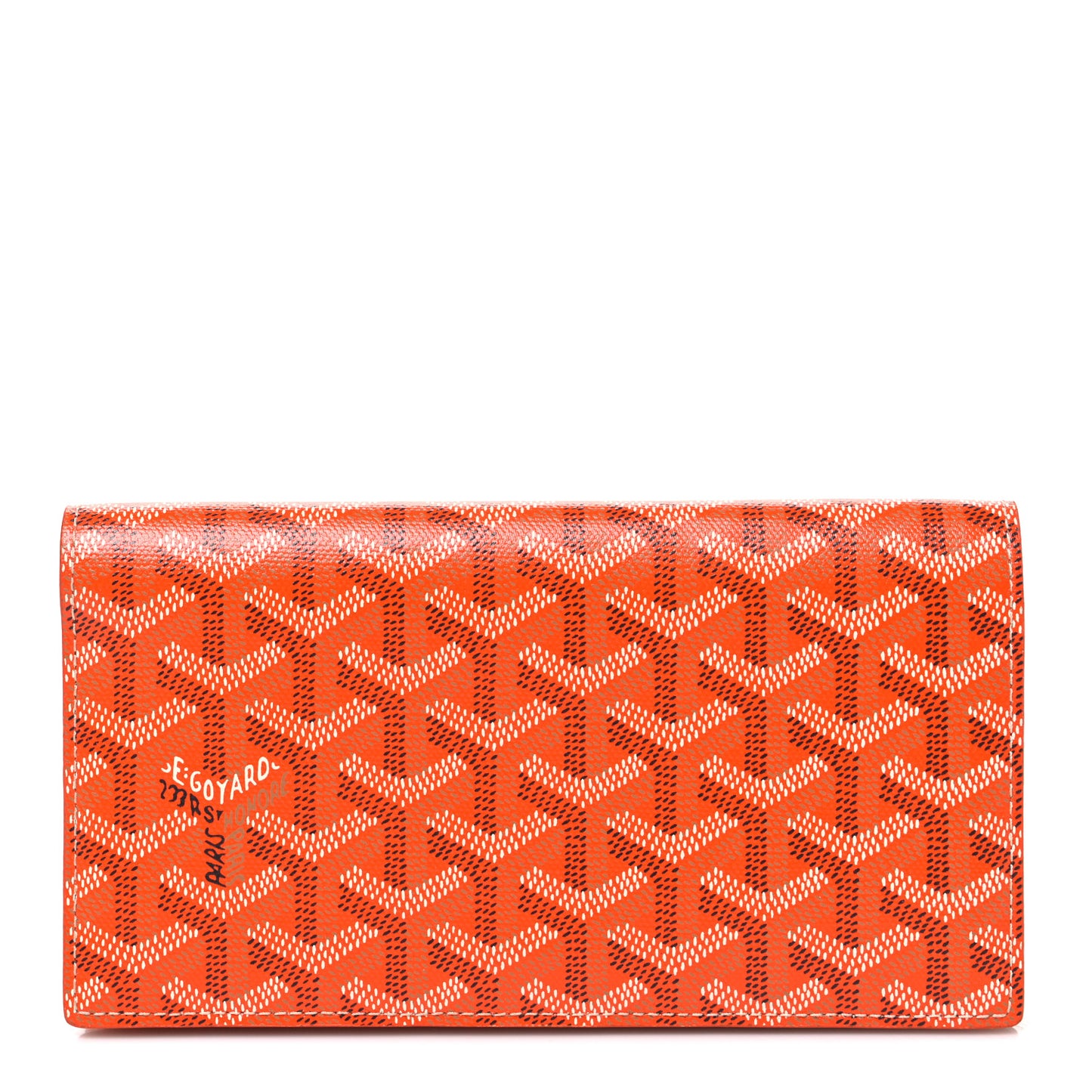 Goyardine Richelieu Wallet Orange