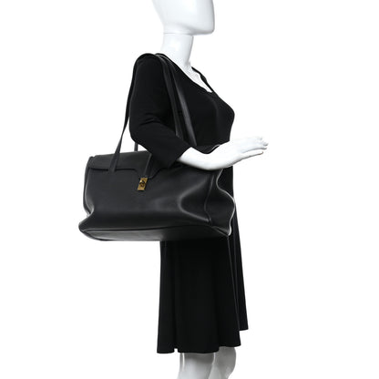 Celine Grained Calfskin Large Soft 16 Bag Black 2 of 9