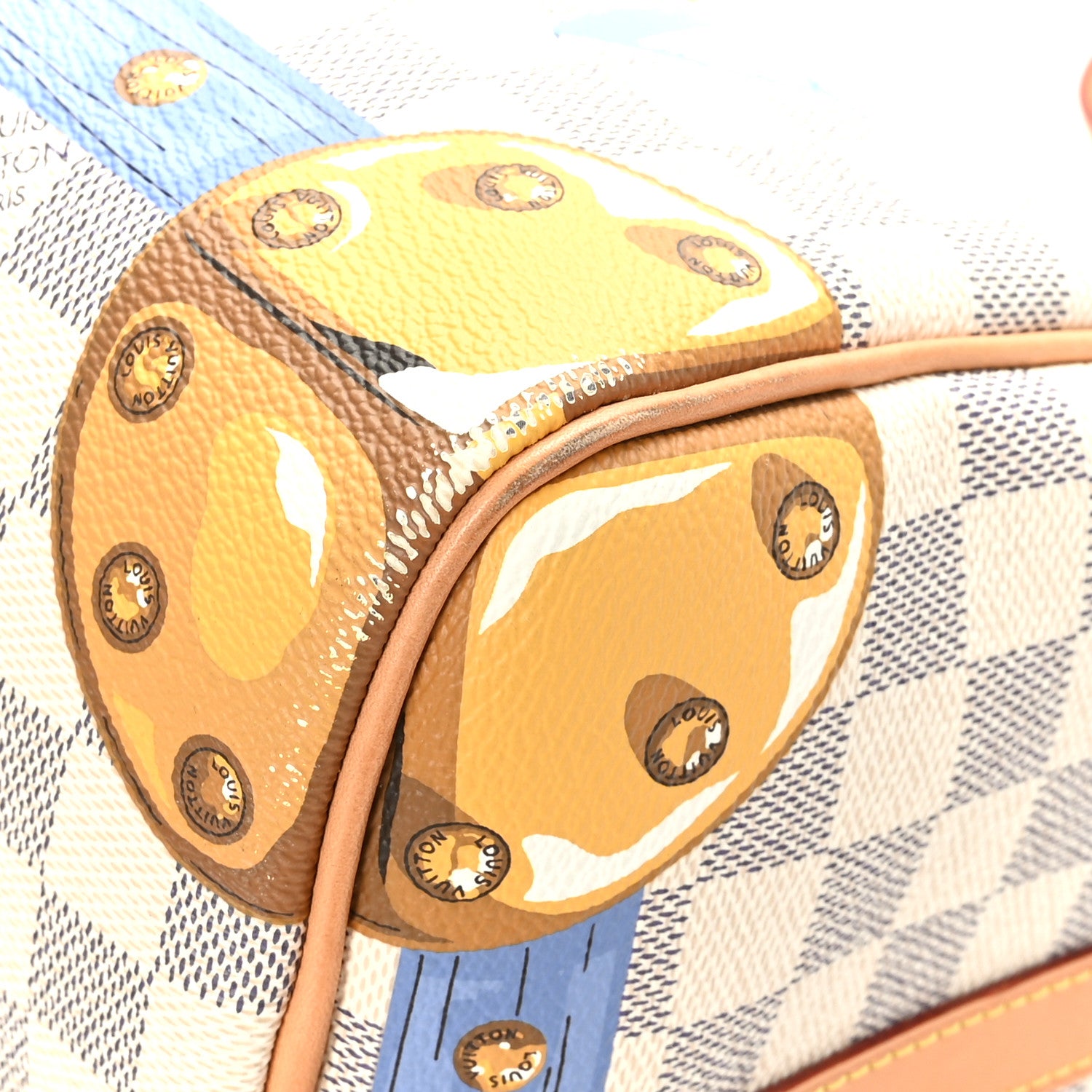 Louis Vuitton Damier Azur Summer Trunks Speedy Bandouliere 30 9 of 11