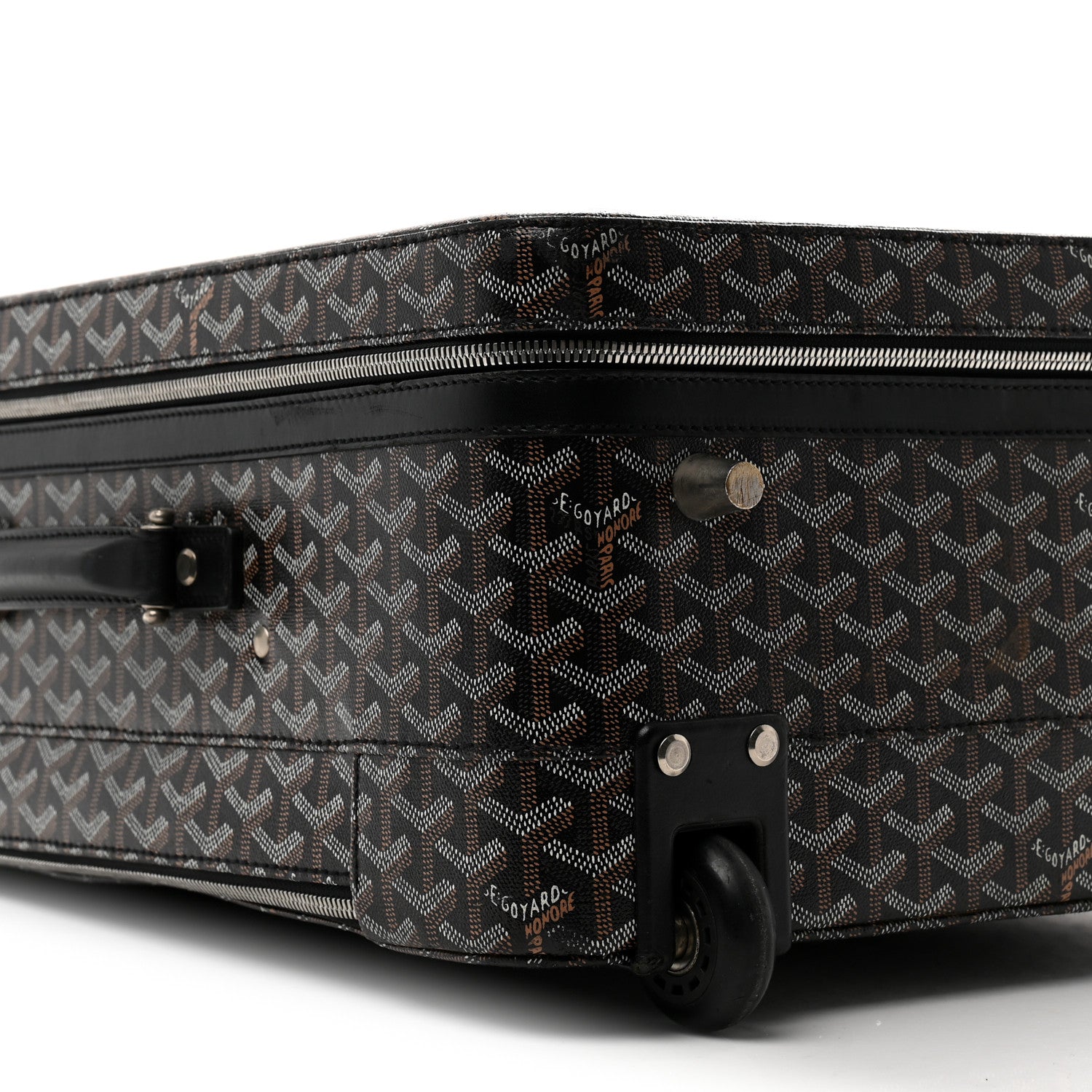 Goyard Goyardine Rolling Suitcase Trolley PM Black 8 of 10