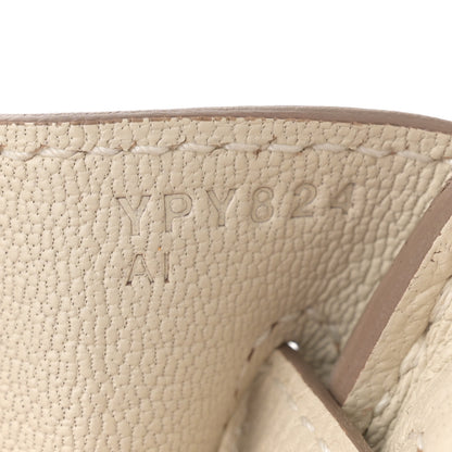 Hermes Togo Birkin 25 Craie 7 of 11