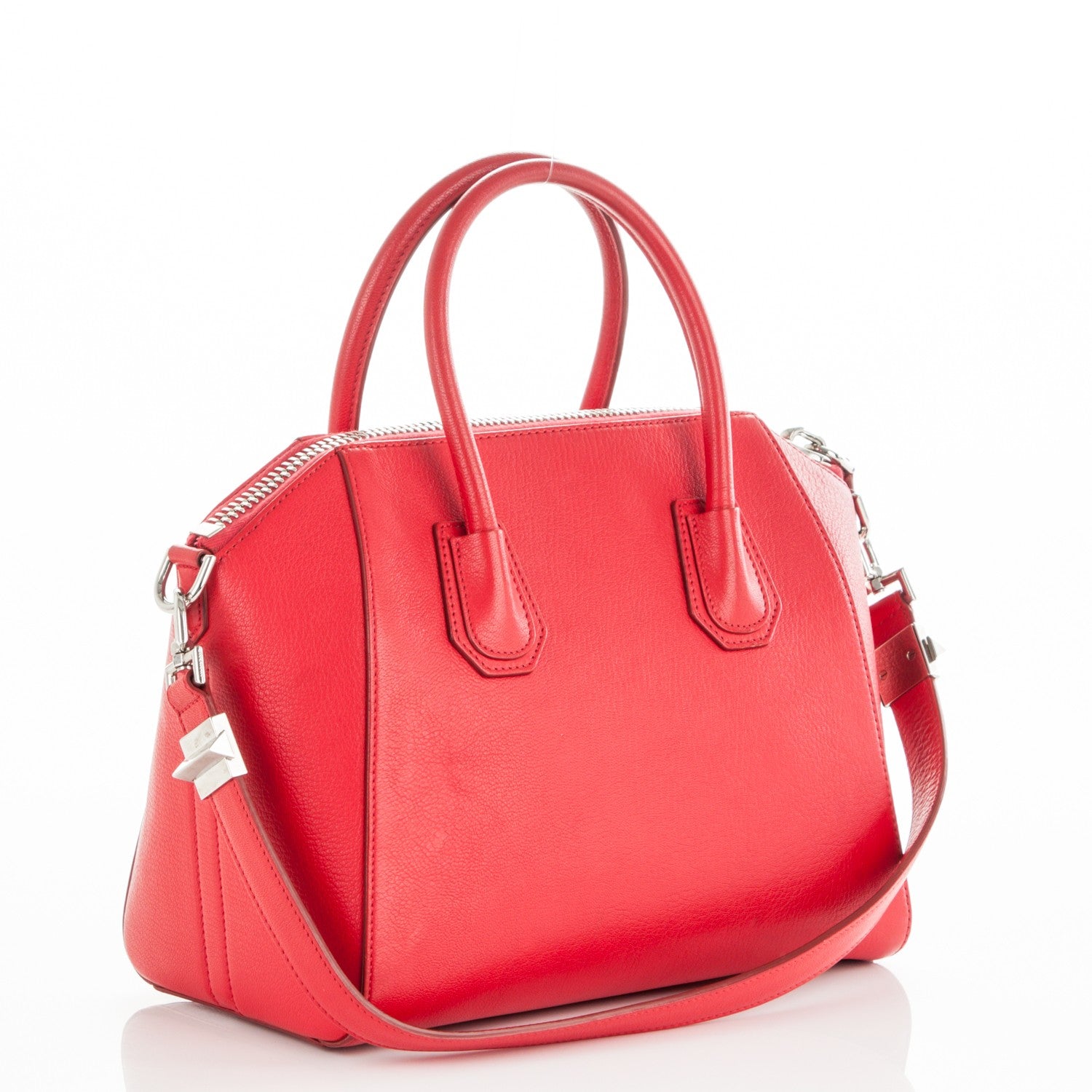 Givenchy Sugar Goatskin Small Antigona Red 3 of 7
