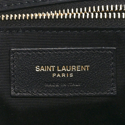 Saint Laurent Lambskin Quilted Maxi Icare Shopping Tote Black 7 of 11