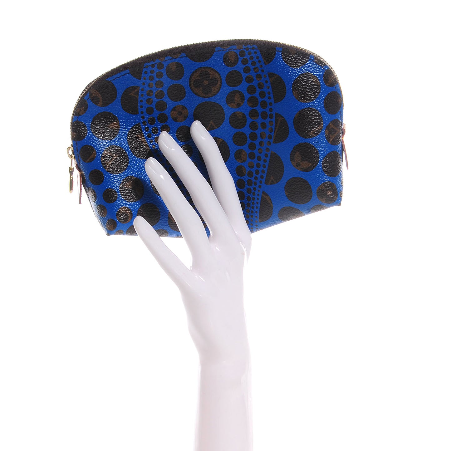 Monogram Kusama Pumpkin Dots Cosmetic Pouch Blue