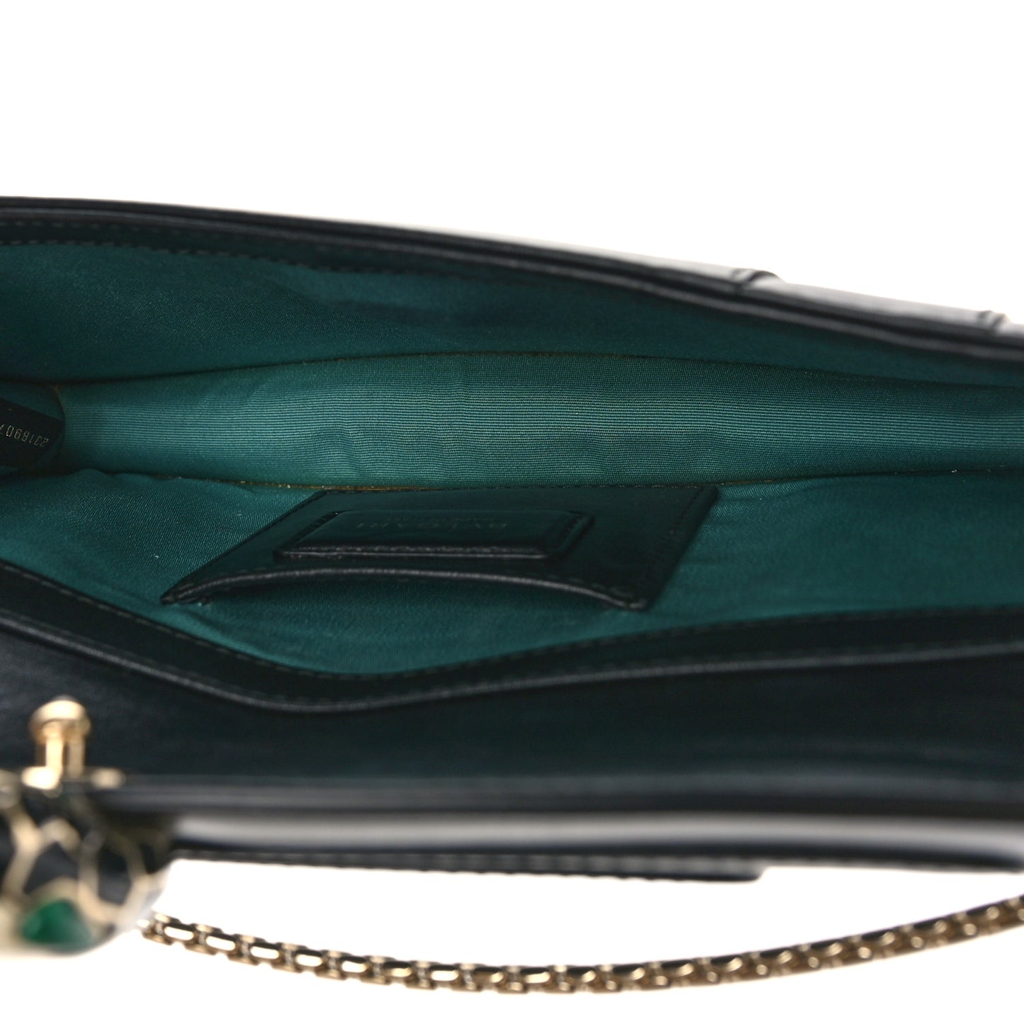 Calfskin Serpenti Forever Shoulder Bag Black