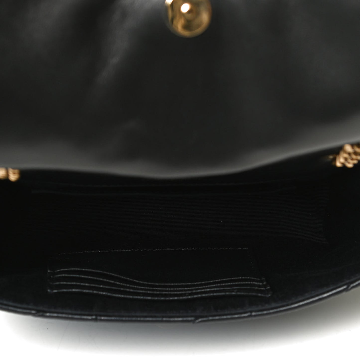Lambskin Patchwork Monogram Small Jamie Black
