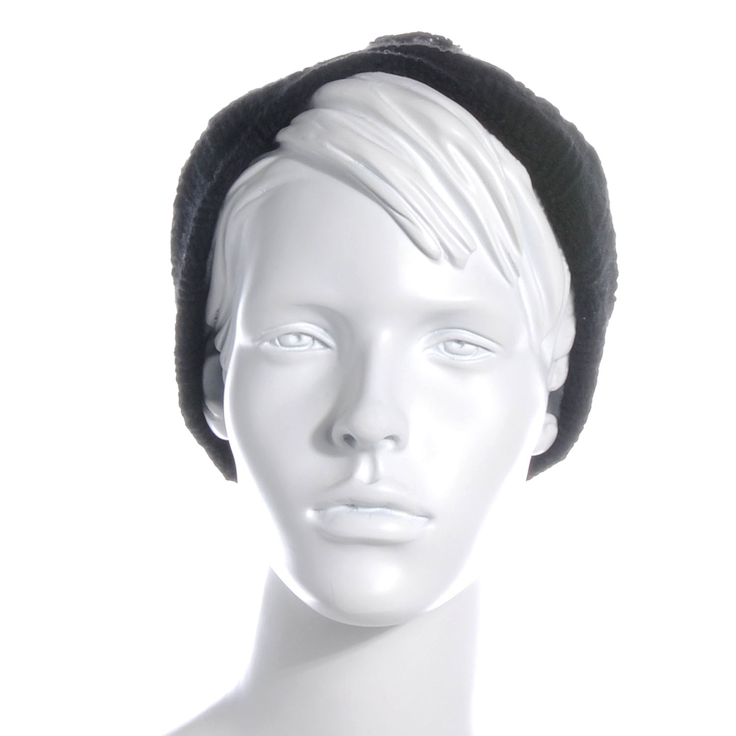 Cashmere Chain CC Beanie Hat Black