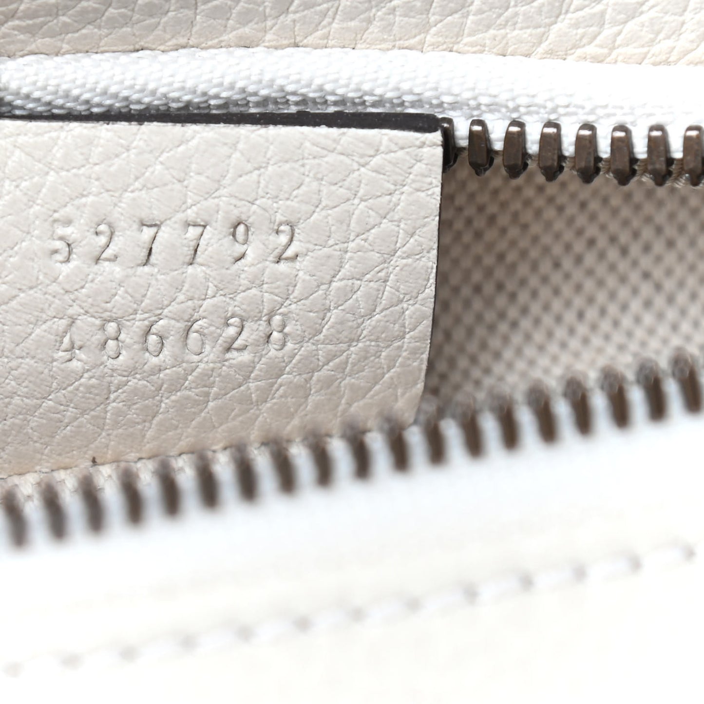 Grained Calfskin Small Logo Belt Bag White