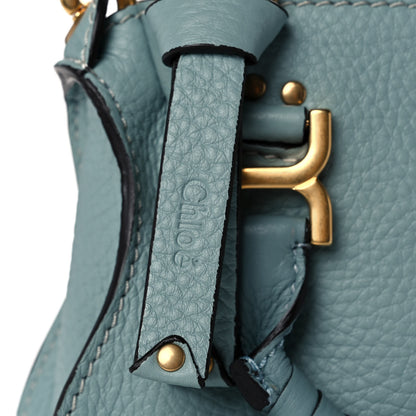 Chloe Calfskin Mini Marcie Satchel Mint Blue 9 of 17