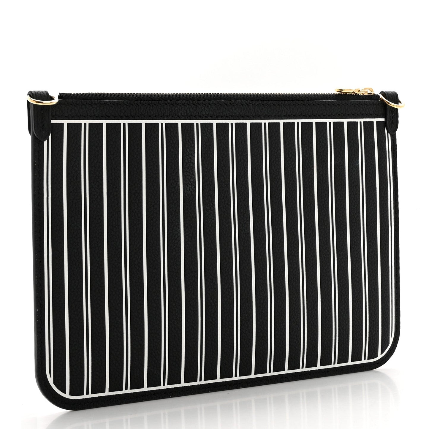 Calfskin Neverfull Inside Out MM Pochette Black