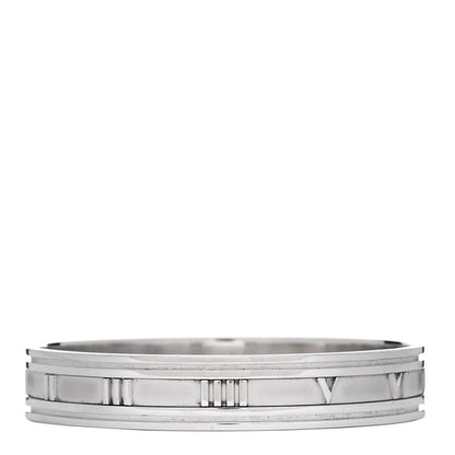 Tiffany Sterling Silver Atlas Bangle Bracelet 2 of 3