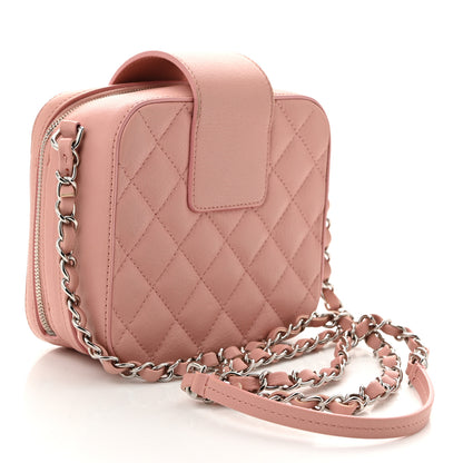 Chanel Lambskin Quilted Mini CC Box Camera Bag Pink 3 of 11