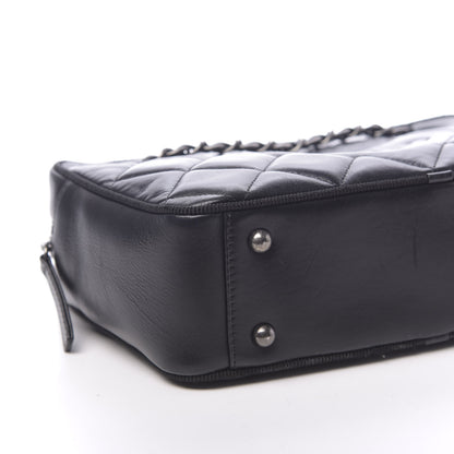 Chanel Calfskin Quilted Small Ballerine Camera Case Black 9 of 11