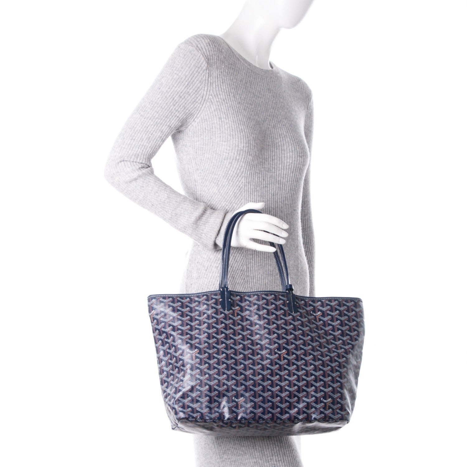 Goyard Goyardine Saint Louis PM Navy 2 of 7