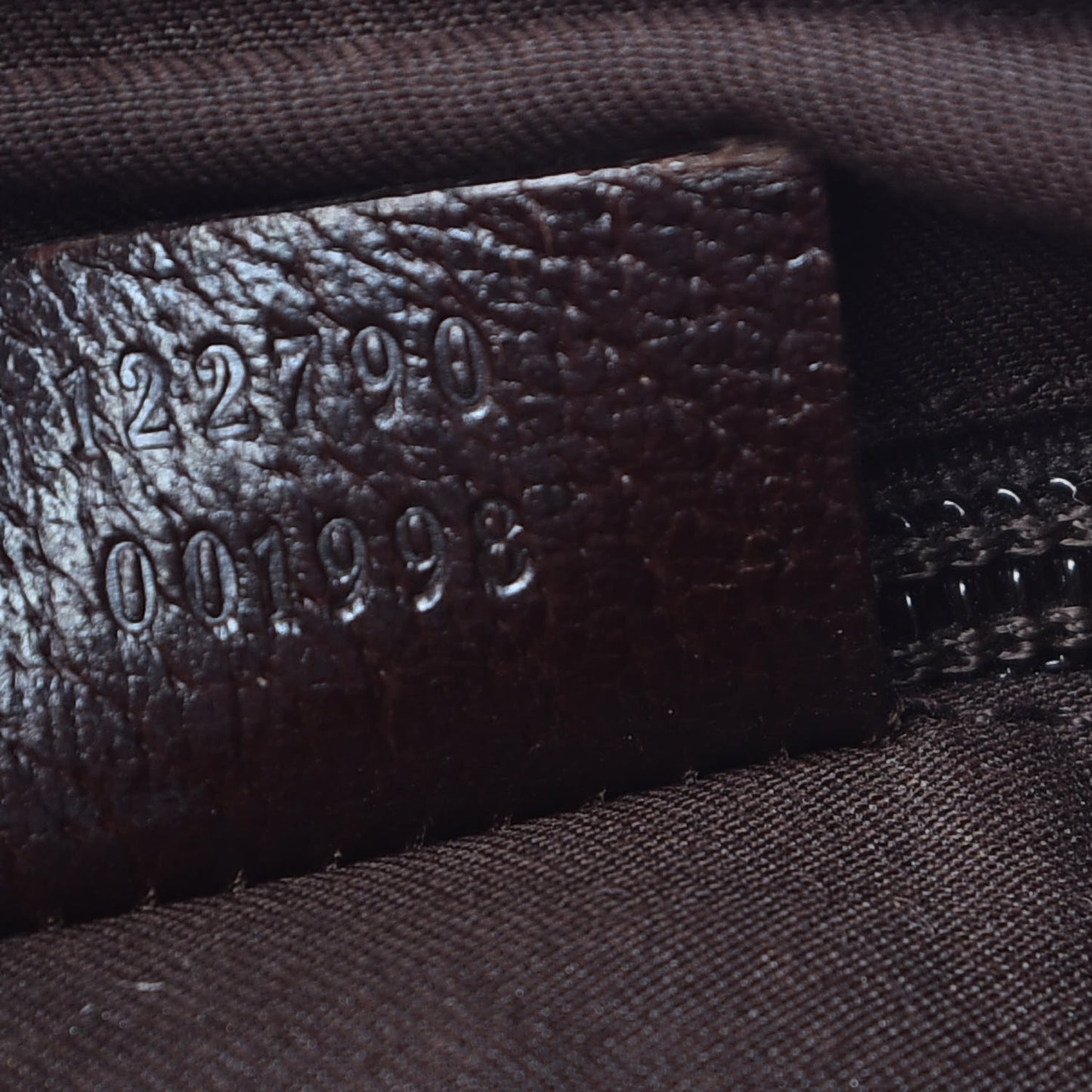 Monogram Web Medium Half Moon Hobo Dark Brown