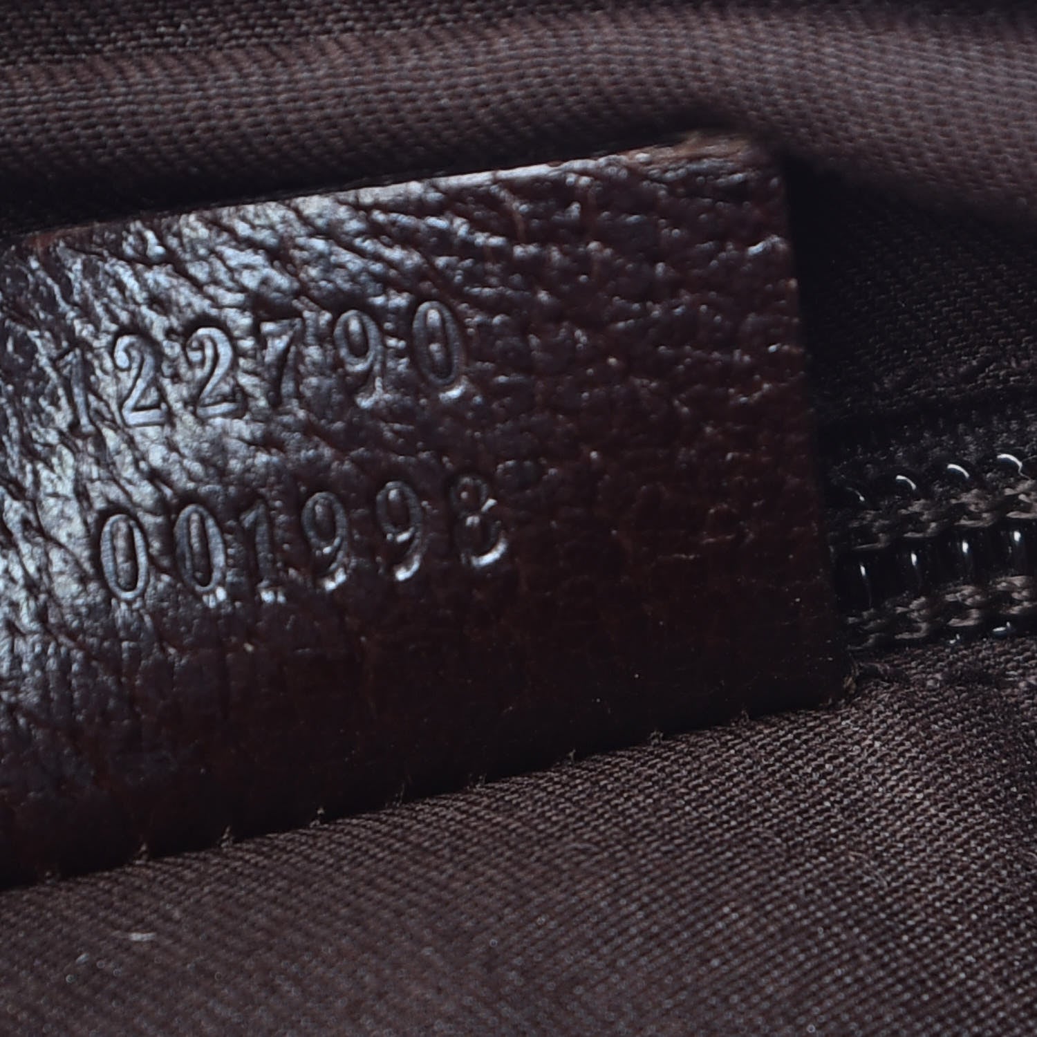 Gucci Monogram Web Medium Half Moon Hobo Dark Brown 7 of 9