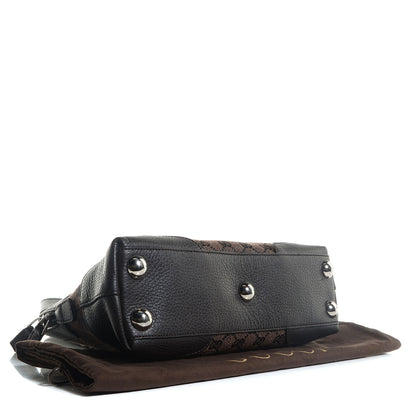 Gucci Monogram Small Satchel Brown 4 of 7