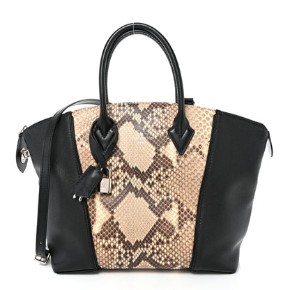Louis Vuitton Snakeskin Soft Lockit PM Black 1 of 9