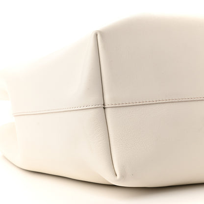 Tom Ford Calfskin Perforated Logo Tote White 8 of 11
