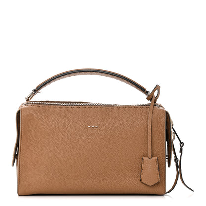 Fendi Cuoio Romano Selleria Lei Boston Tote Mou 1 of 10