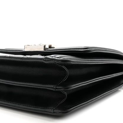 Chanel Calfskin Quilted North South Boy Flap Black 10 of 10