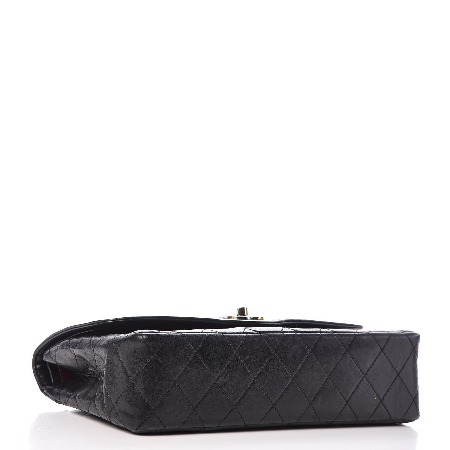 Chanel Lambskin Quilted Medium Double Flap Black 4 of 20