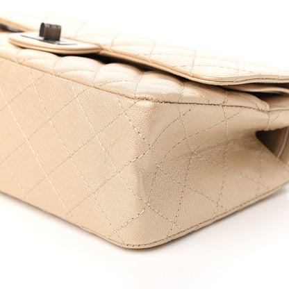 Chanel Metallic Sheepskin Quilted 2.55 Reissue 225 Flap Beige 8 of 9