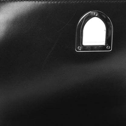 Christian Dior Calfskin Crystal Embroidered Medium Diorama Flap Bag Black 10 of 11