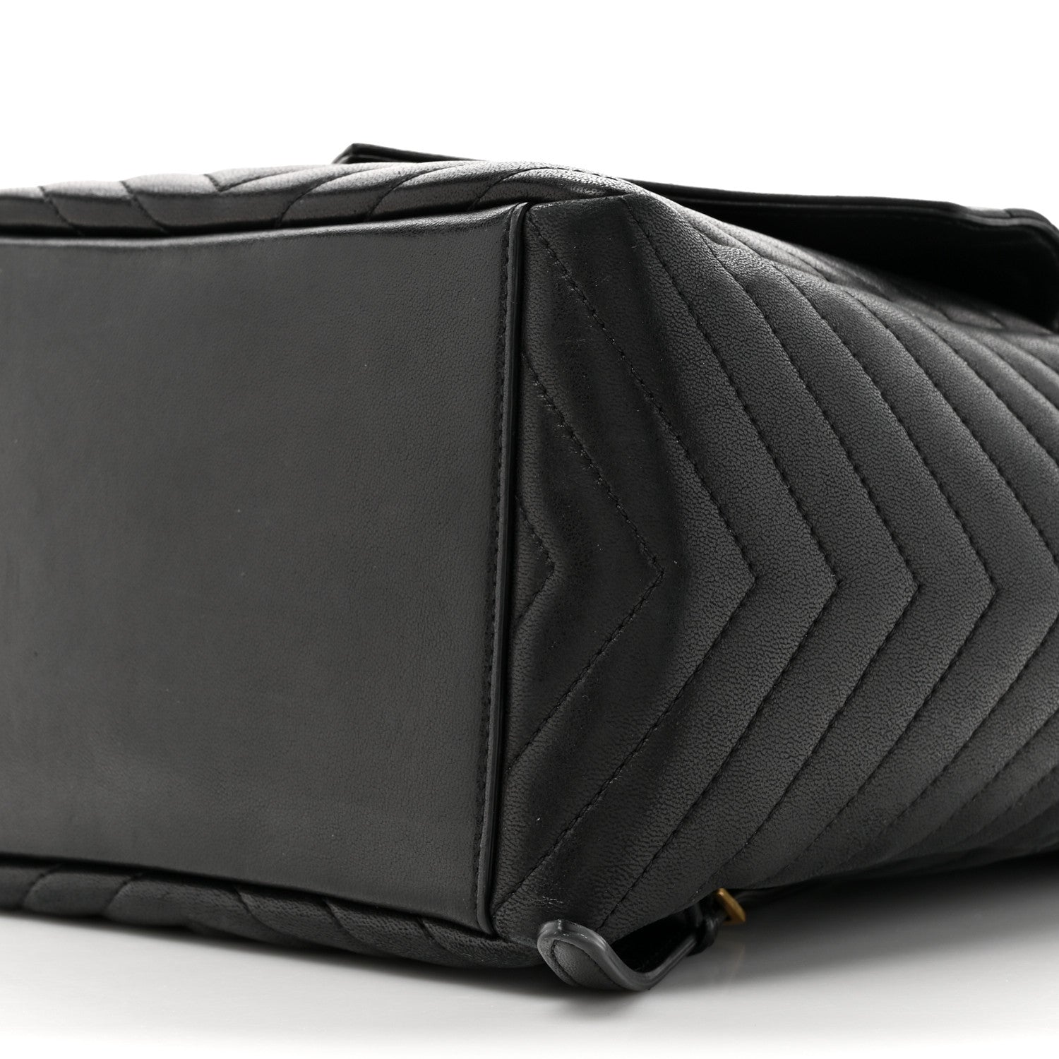 Saint Laurent Lambskin Matelasse Monogram Joe Backpack Black 9 of 14