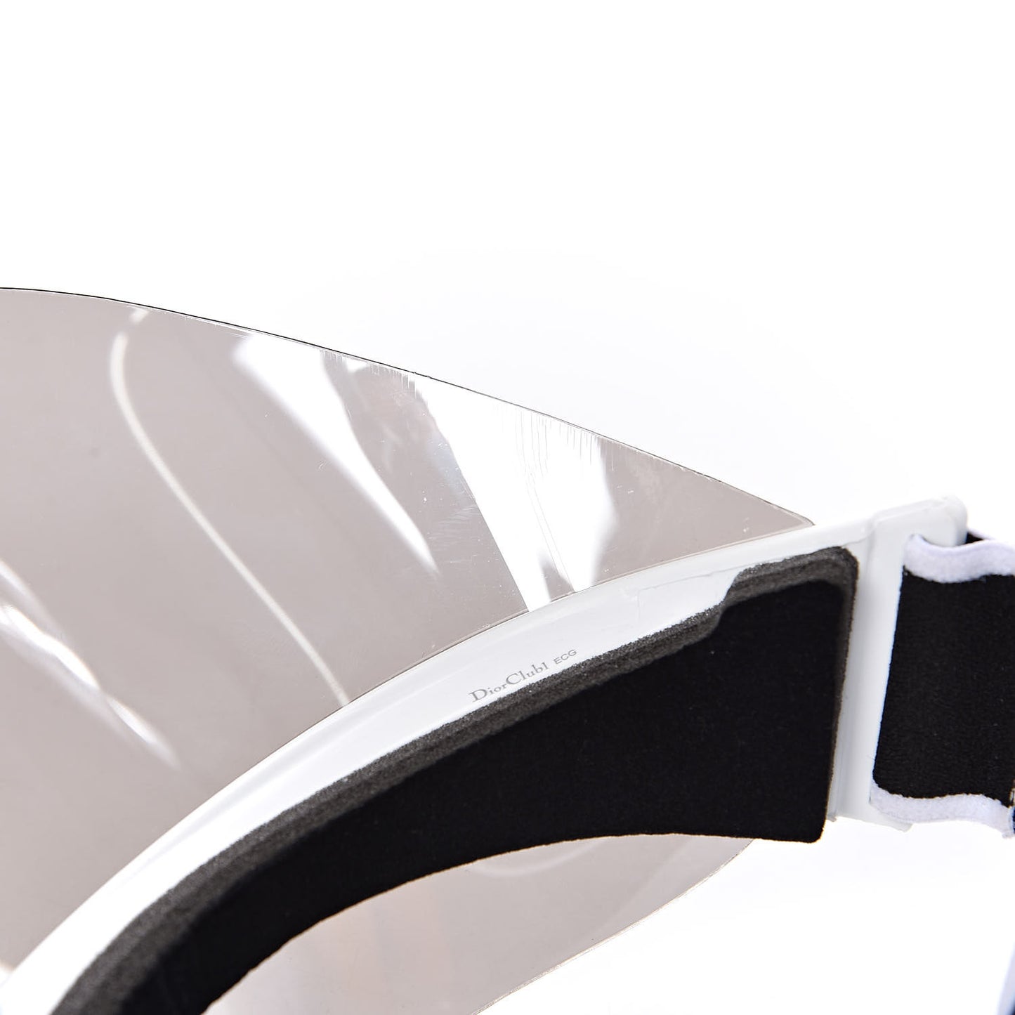 Mirrored DiorClub1 Sun Visor Black