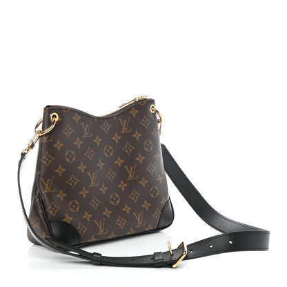Louis Vuitton Monogram Odeon PM Black 3 of 9