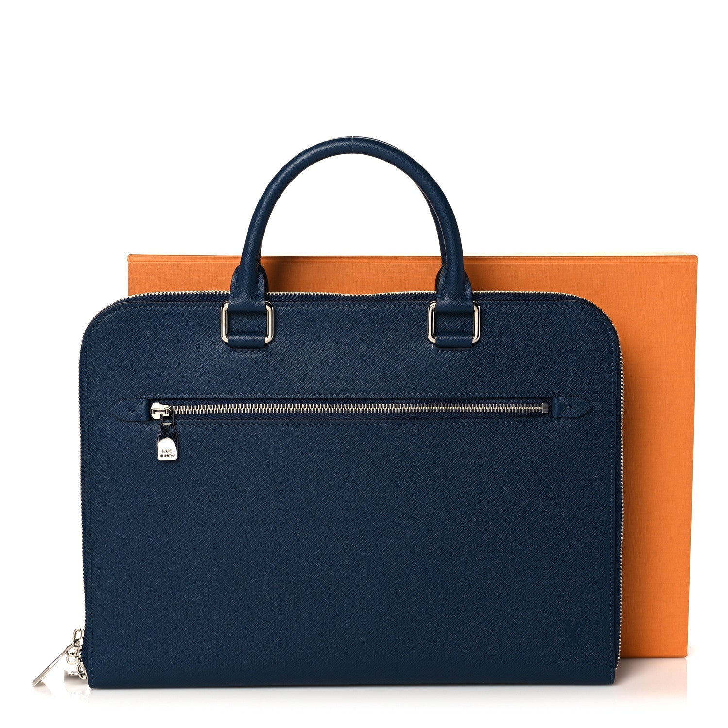 Louis Vuitton Taiga Porte-Documents Slim Bleu Marine 10 of 10