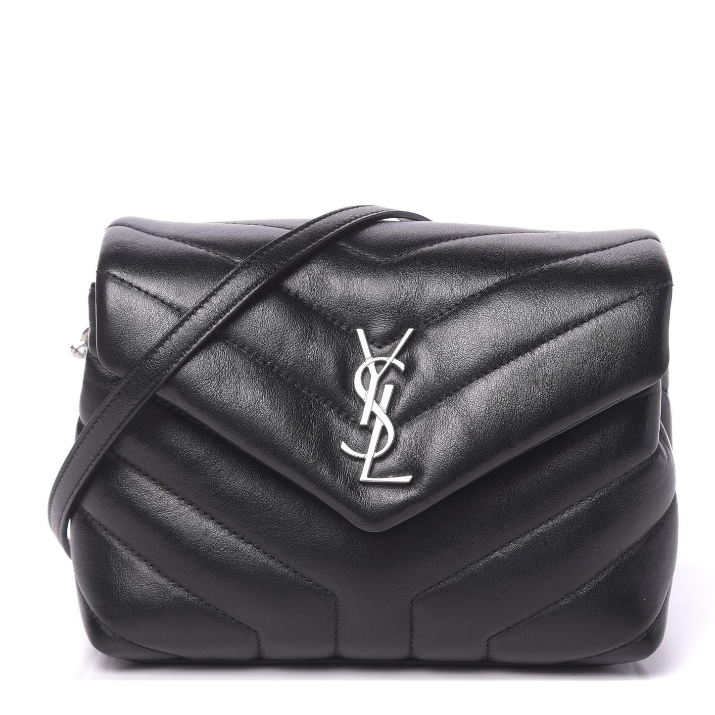 Calfskin Y Quilted Monogram Toy Loulou Crossbody Bag